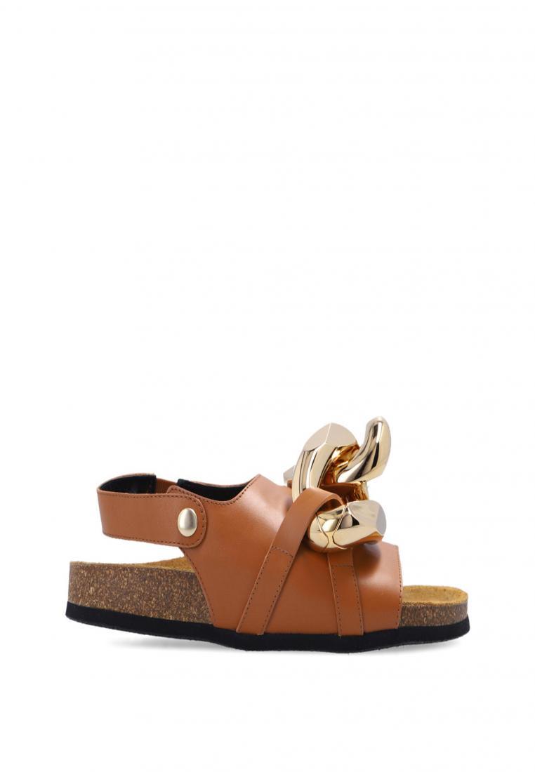 Jw Anderson Leather Sandals - JW ANDERSON - Brown