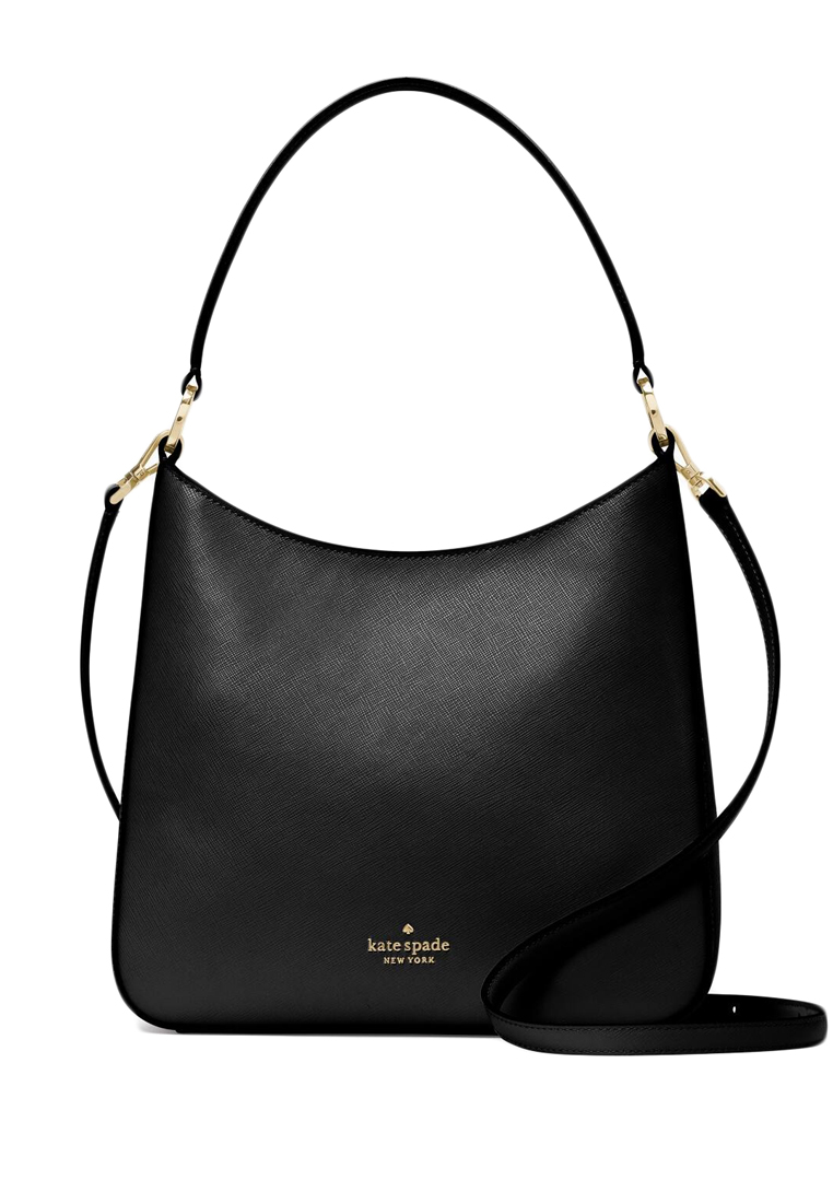 Kate Spade Perry Leather Shoulder Bag - Black