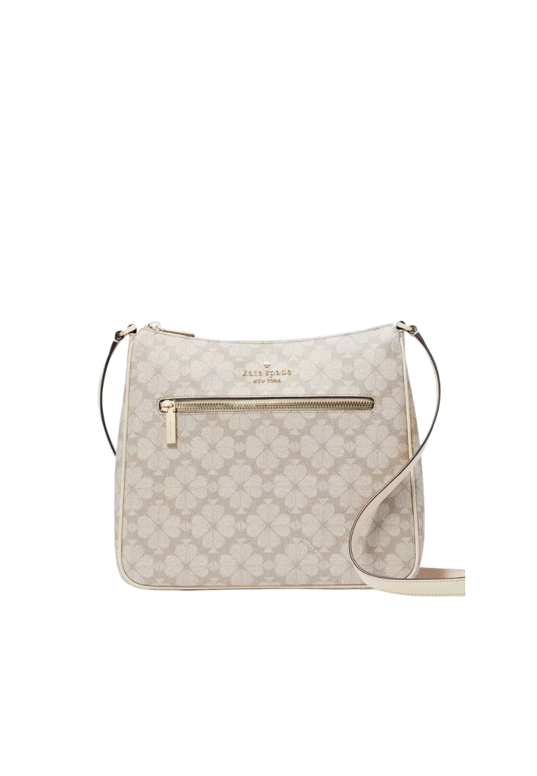 Kate Spade Signature Spade Flower Swingpack Crossbody Bag In Dark Beige KG481