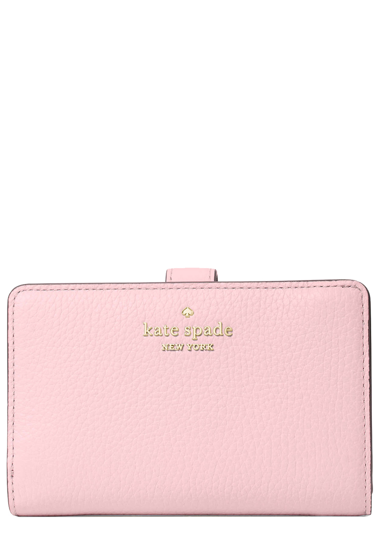 Kate Spade Leila Medium Compact Bifold Wallet in Bright Carnation WLR00394