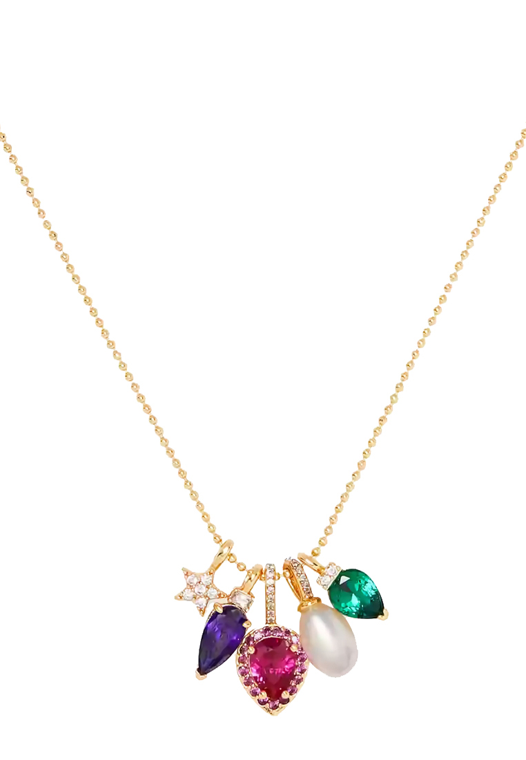 Kate Spade Light Up The Room Holiday Light Necklace in Multi ka208