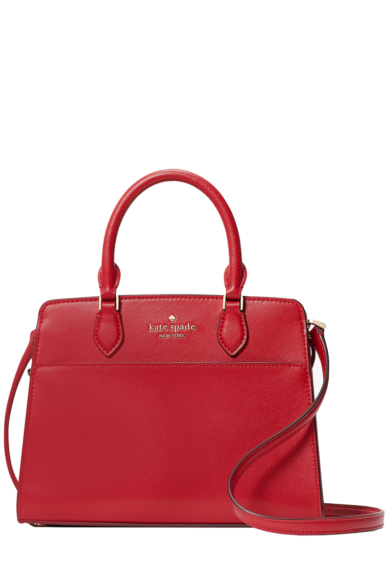 Kate Spade Madison Saffiano Leather Small Satchel Bag in Candied Cherry kc437