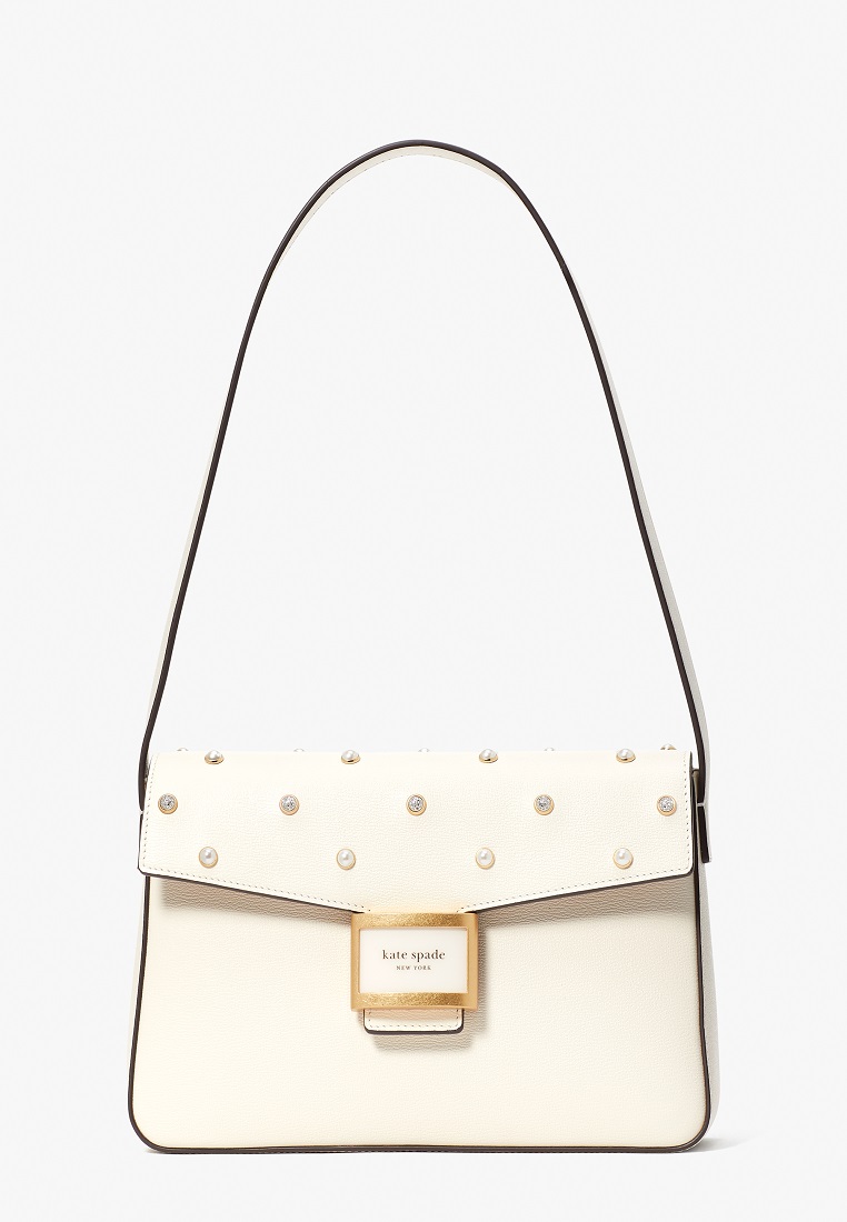 kate spade new york katy 人造珍珠裝飾中號單肩包