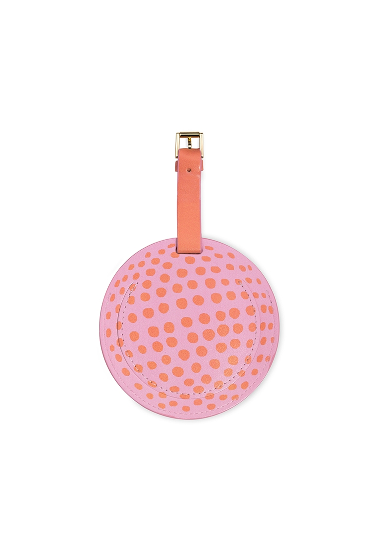 Kate Spade NY Stationery Kate Spade Round Luggage Tag - Mini Golf Pink