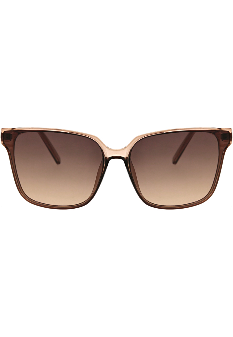 Kendall + Kylie Eyewear Kendall + Kylie Blush Oversized Plastic Square with Metal Temple Roxy Sunglasses