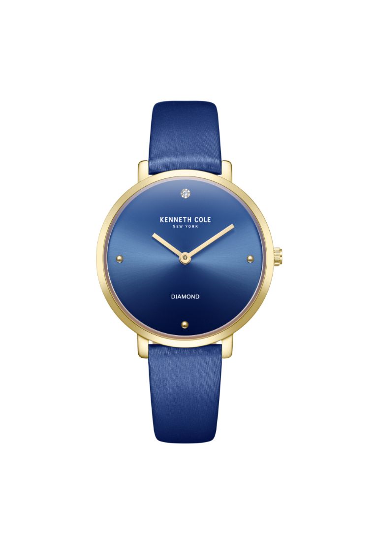 Kenneth Cole New York Blue Dial With Blue Leather Women Watch KCWLA2237001