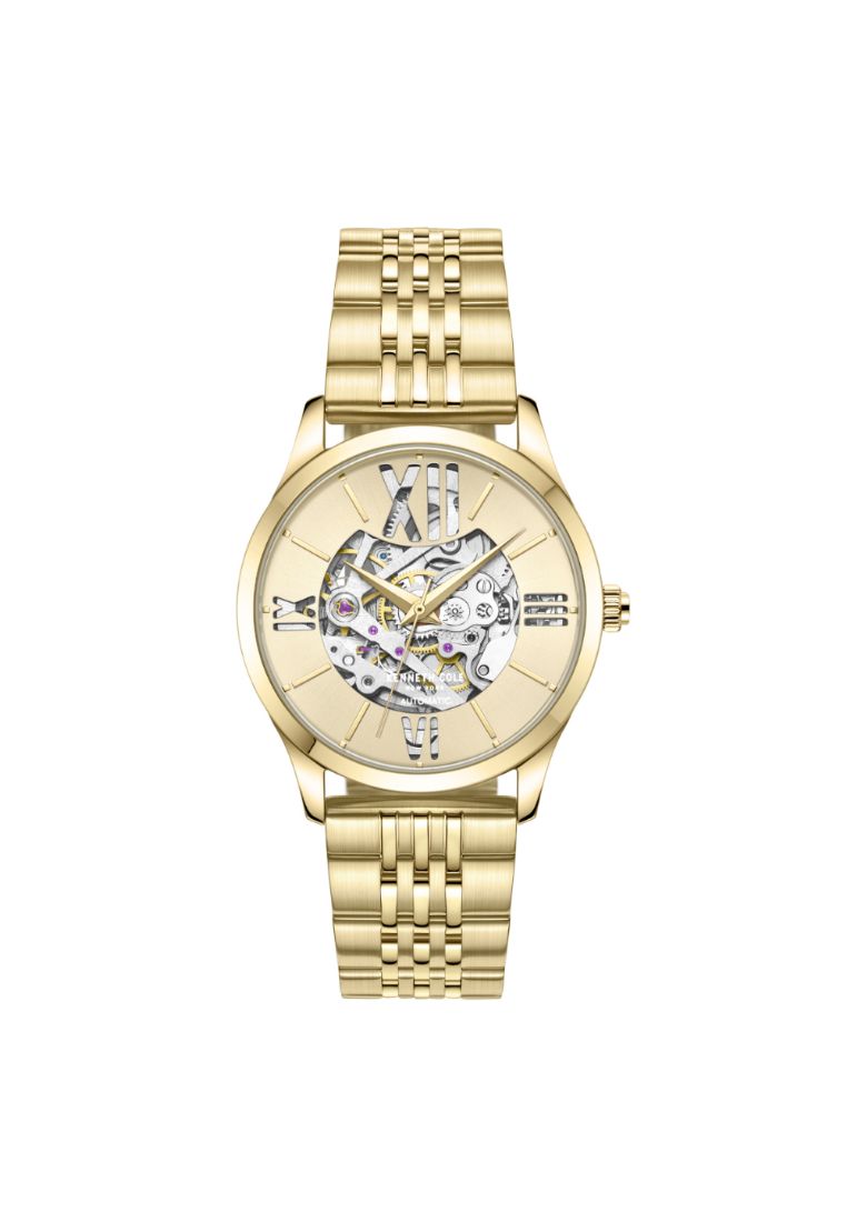 Kenneth Cole New York Gold Dial With Gold Stainless Steel Men Watch KCWLL2235602