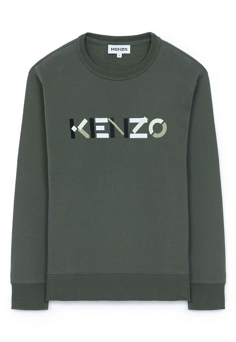 Kenzo Logo Print 衛衣(綠色)