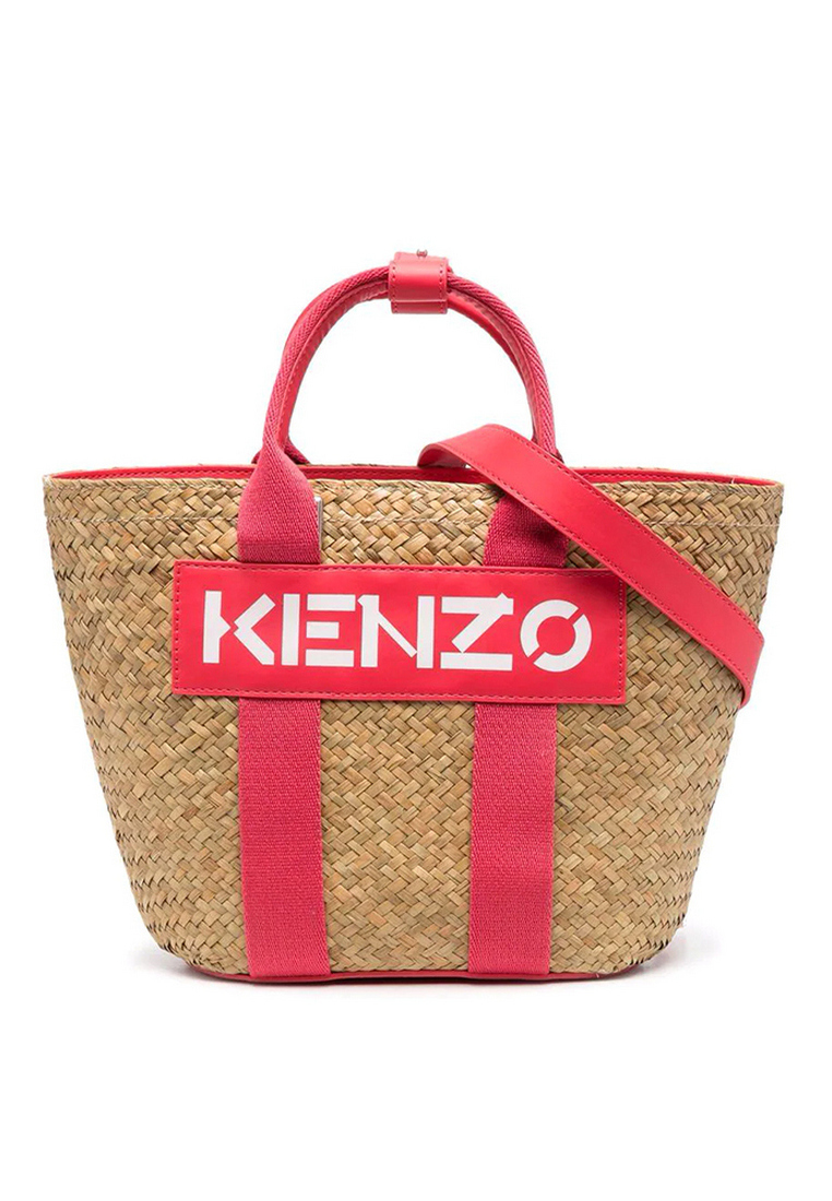 KENZO Kenzo Small Kenzo Logo 肩背包(桃紅色)