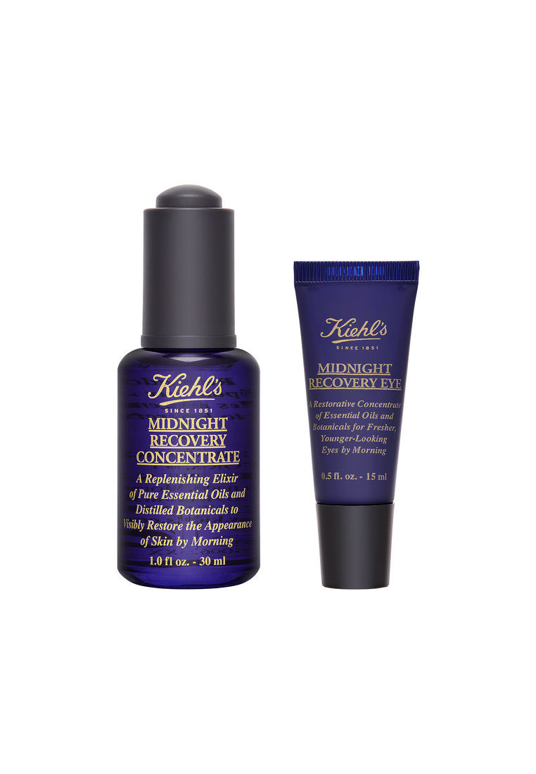 2件套裝 契爾氏 Kiehl's 深夜奇蹟特效修復精華露 1oz, 30ml + 契爾氏 Kiehl's 深夜奇蹟修復 眼霜 0.5oz, 15ml