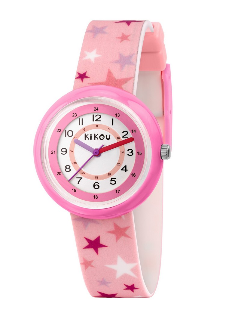 KIKOU 【Christmas Gift】 Kikou Petits Explorateurs 系列 30mm 粉紅星星 兒童手錶 R4551103503