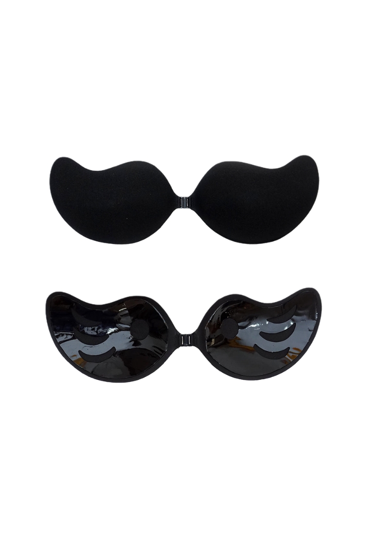 Kiss & Tell 2 Pack Emilia Wing Push Up Nubra in Black Seamless Invisible Reusable Adhesive Stick on Wedding Bra 隱形聚攏胸