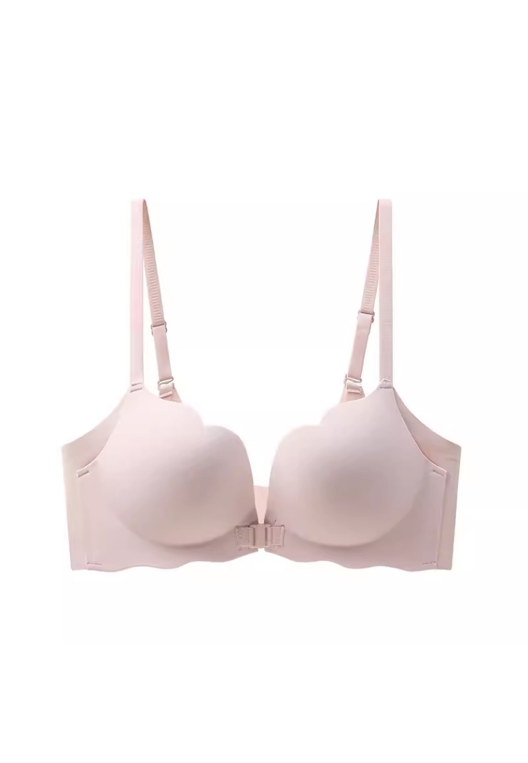 Kiss & Tell Premium Miley Double Push Up Bra in Pink