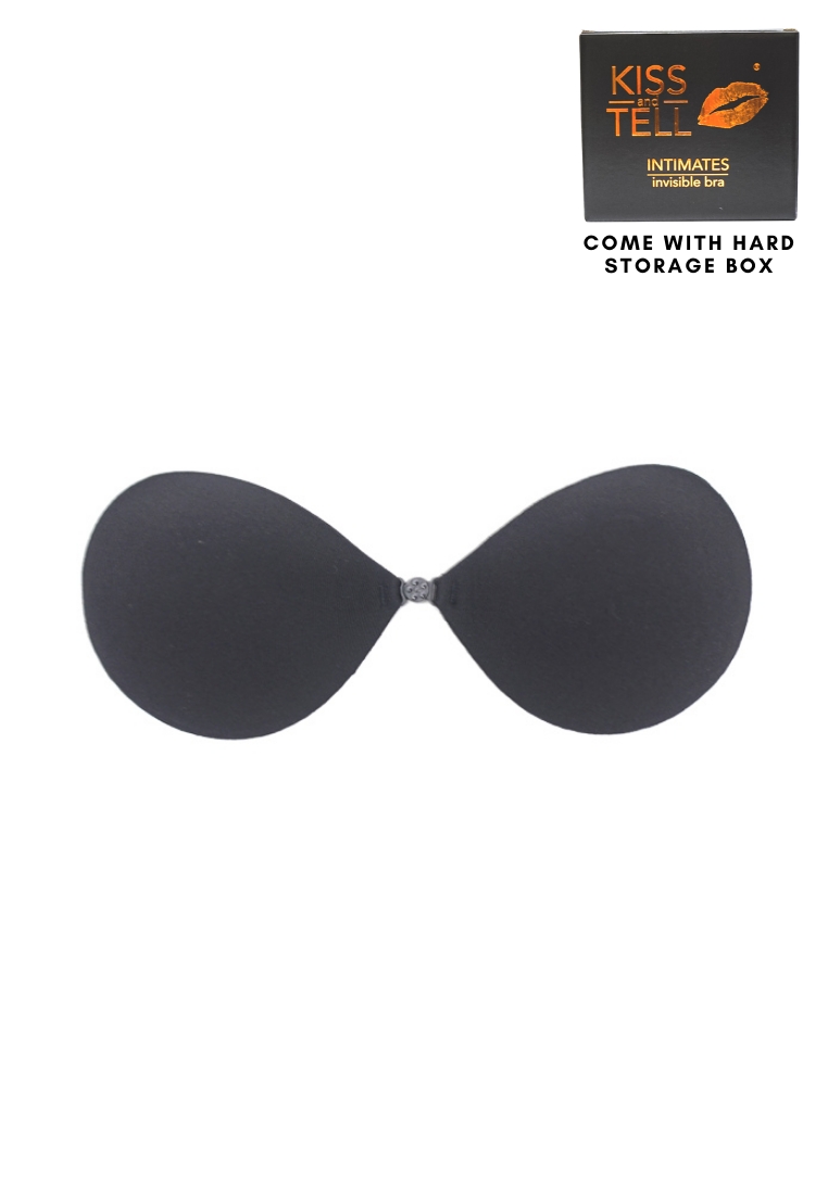 Kiss & Tell Lexi Thick Push Up Stick On Nubra in Black Seamless Invisible Reusable Adhesive Stick on Wedding Bra 隱形聚攏胸 3cm加厚隱形文胸