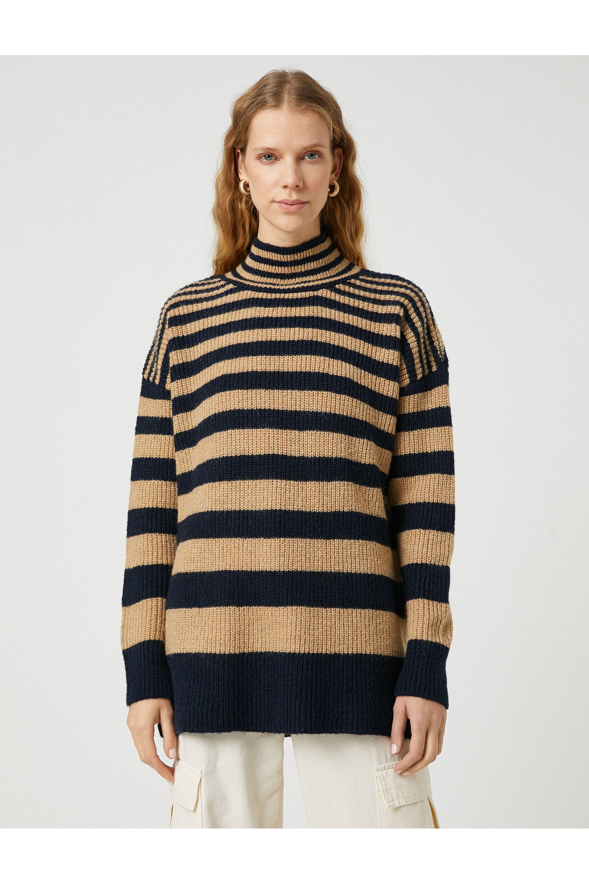 KOTON Mock Neck Long Sleeves Sweater
