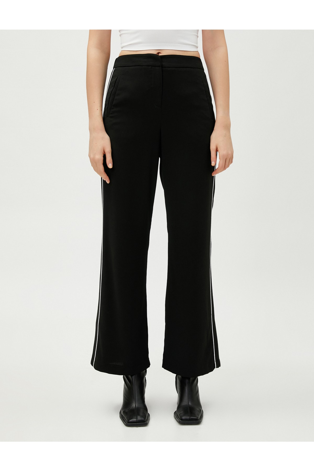 KOTON Piping Bell Bottom Trousers