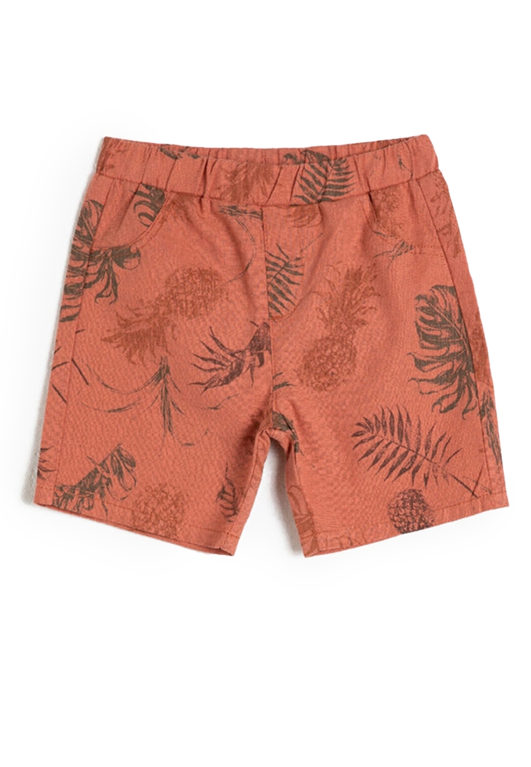 KOTON Linen-Like Printed Shorts