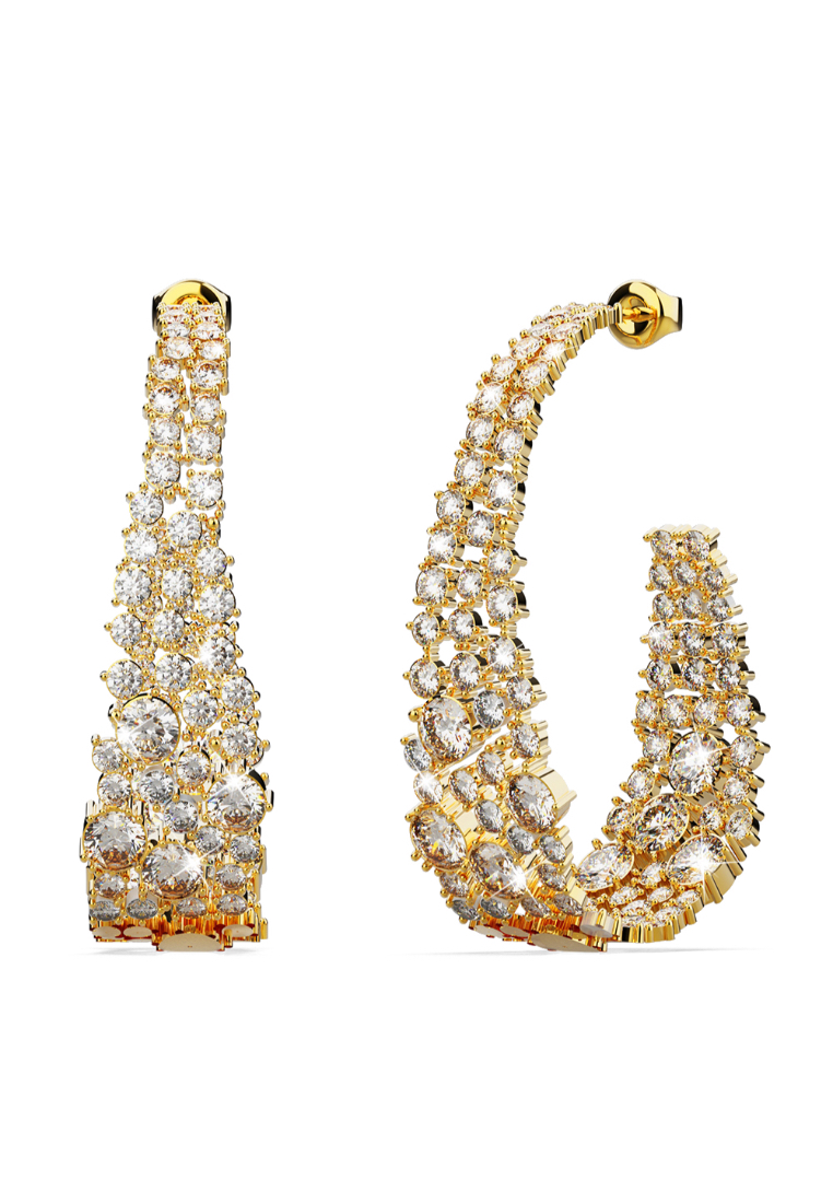 Krystal Couture KRYSTAL COUTURE Anita Oval C Hoop Earrings Embellished with Crystals from SWAROVSKI®