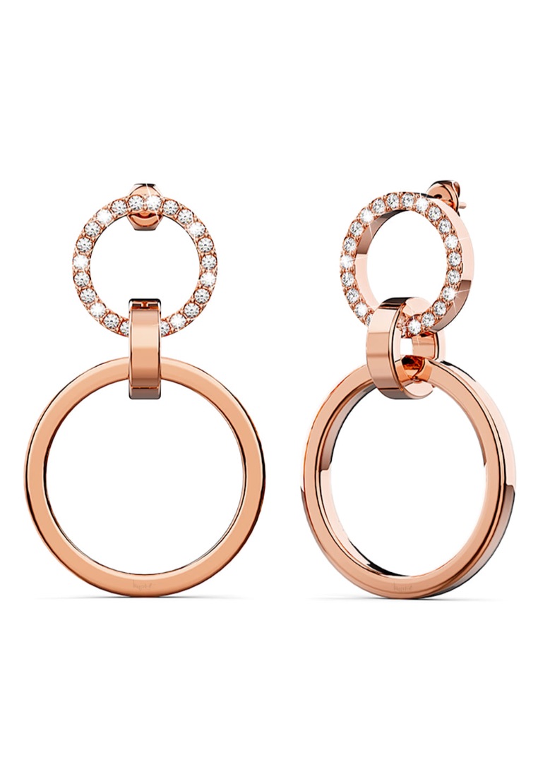 Krystal Couture KRYSTAL COUTURE Orbit of Radiance Earrings Embellished with SWAROVSKI® Crystal in Rose Gold