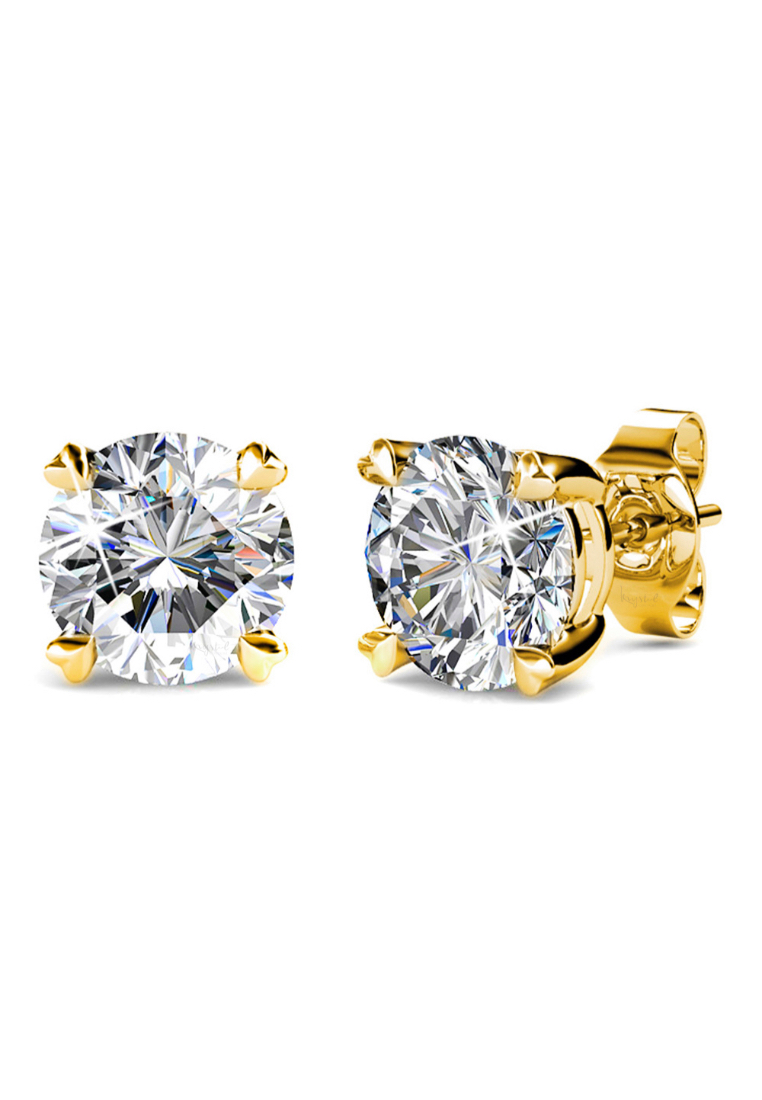 Krystal Couture KRYSTAL COUTURE Solitaire Studs Embellished with SWAROVSKI® crystals