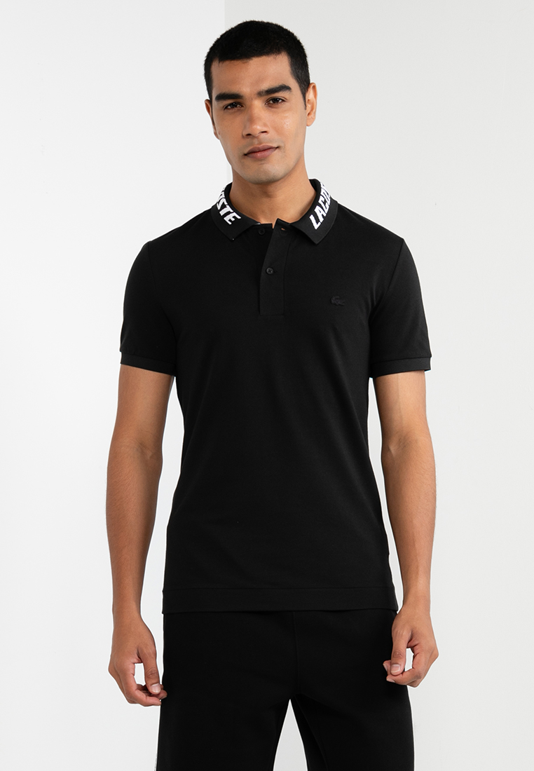 Lacoste Branded Slim Fit Stretch Piqué Polo Shirt