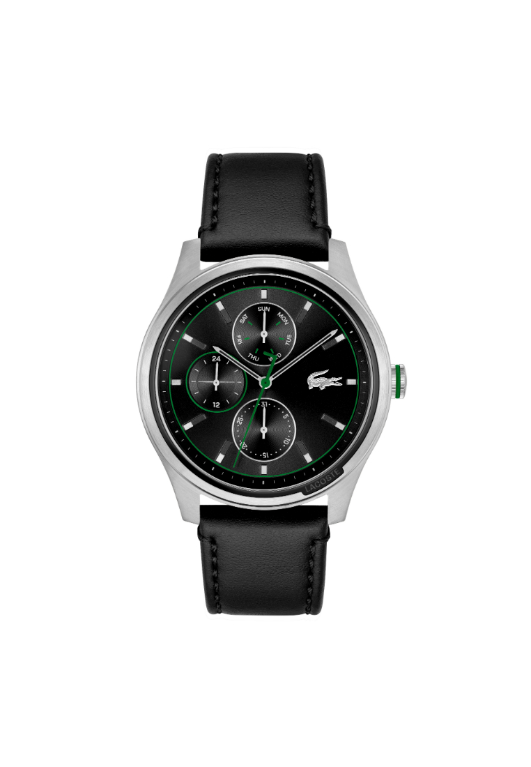 Lacoste Watches Lacoste Musketeer, Mens Black Sunray Dial Qtz Multifunction Movement Watch - 2011209