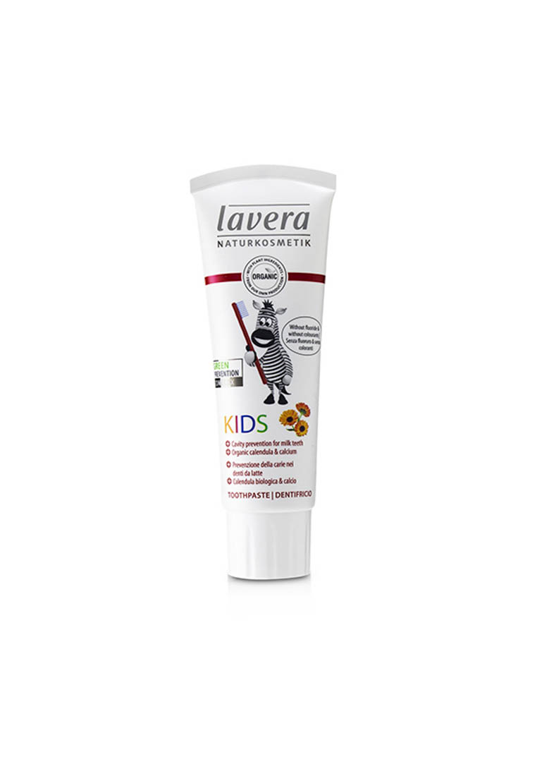 Lavera LAVERA - 兒童牙膏 - 有機金盞草及加鈣牙膏無氟牙膏 75ml/2.5oz