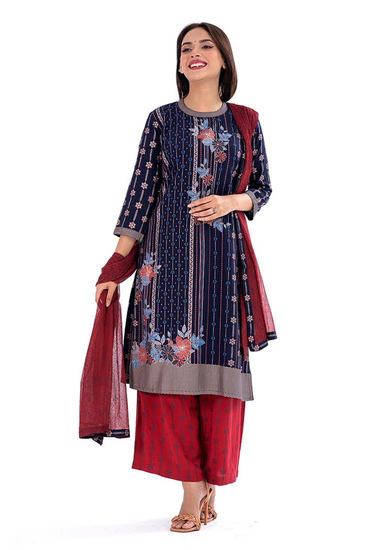 Le Reve 現代海軍藍 Salwar Kameez 套裝