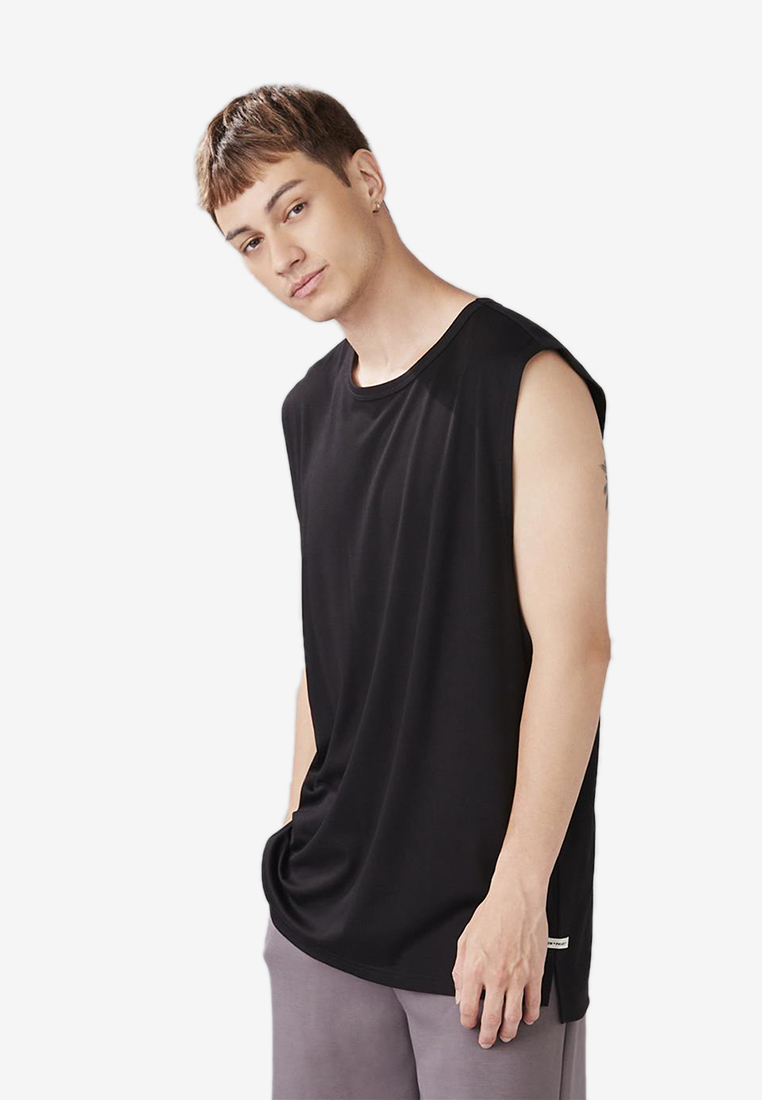 Life8 Casual Round Neck Droptail Tank Top