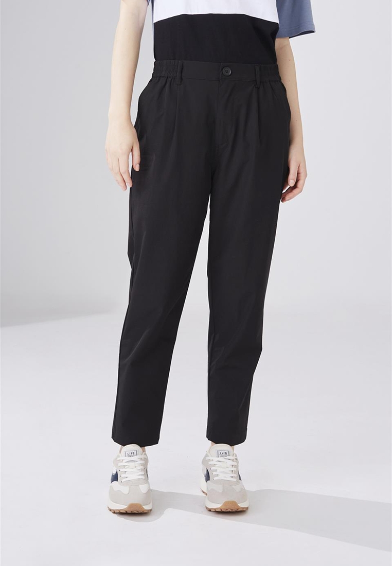 Life8 Relaxed Stretch Casual Zipped Cropped Pants