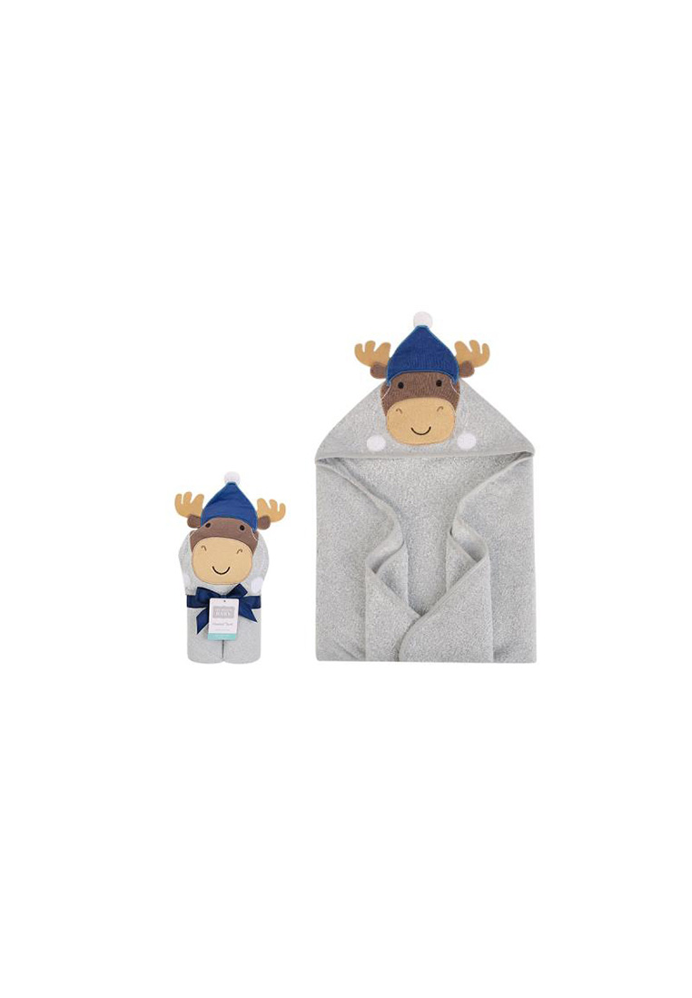 Little Kooma Hudson Baby 連帽毛巾 -- 冬天麋鹿56491CH