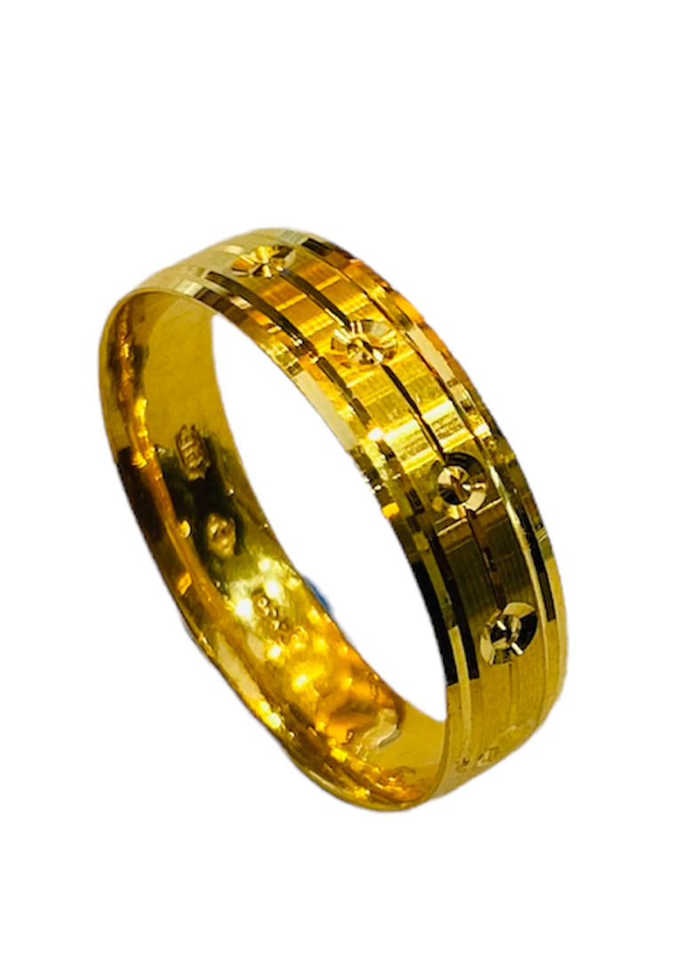 LITZ 916 (22K) Gold Ring LGR0078-SZ22/3.84g+/-@