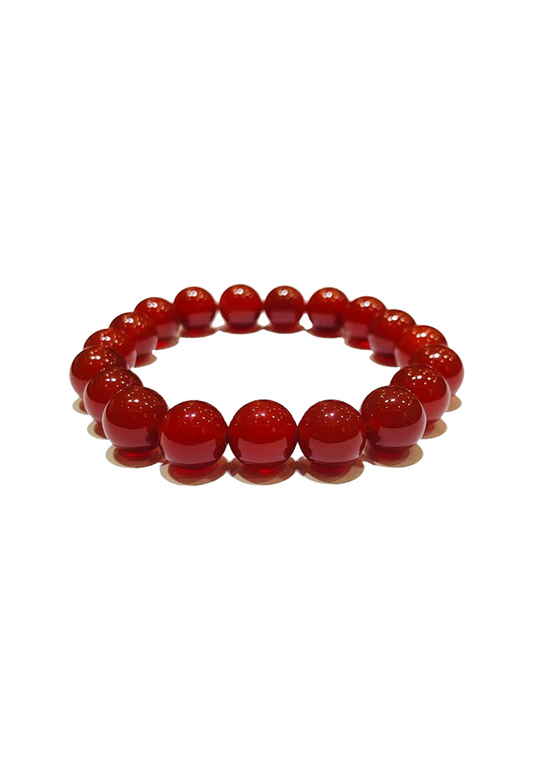 LITZ Red Agate Bracelet AB002-R10MM