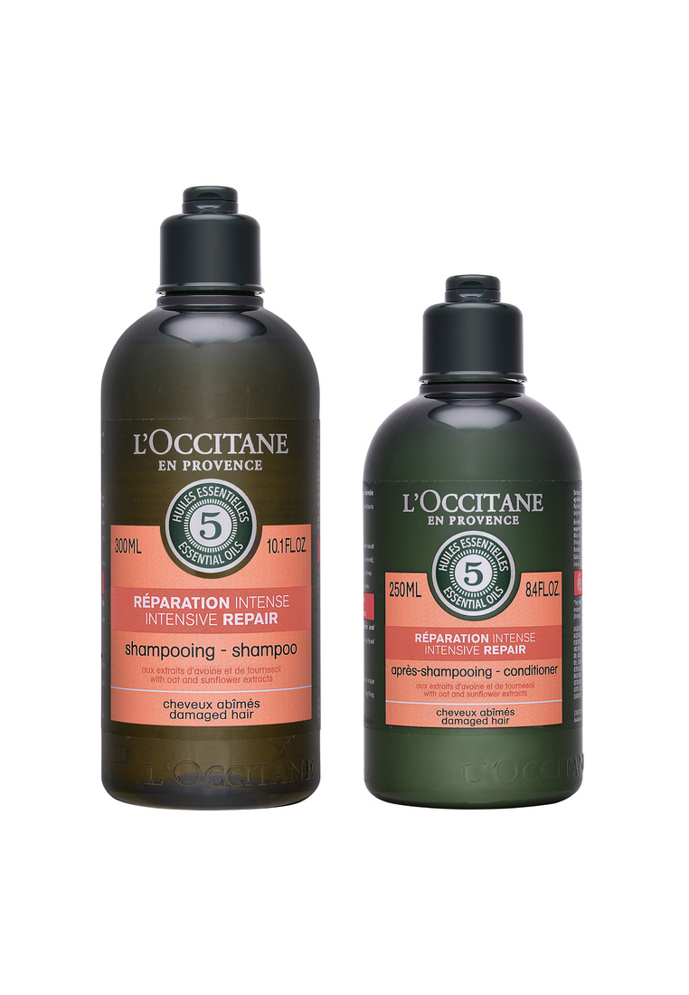 L'OCCITANE 2件套裝 草本療法 修護洗髮水 300ml + 修護護髮素 250ml