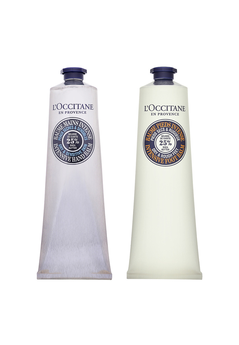 L'OCCITANE 2件套裝 乳木果油強效護足霜 150ml + 乳木果油強效護手霜 150ml