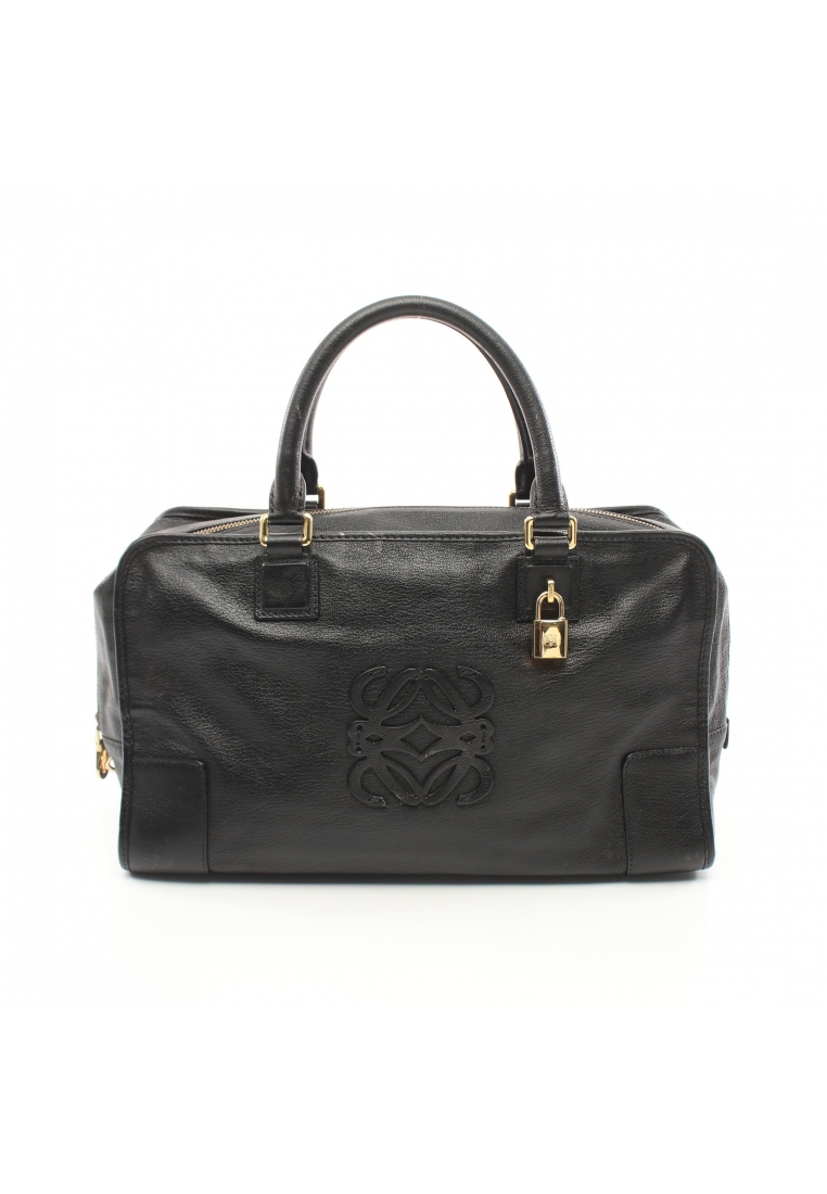 二奢 Pre-loved LOEWE Amazona36 Handbag leather black