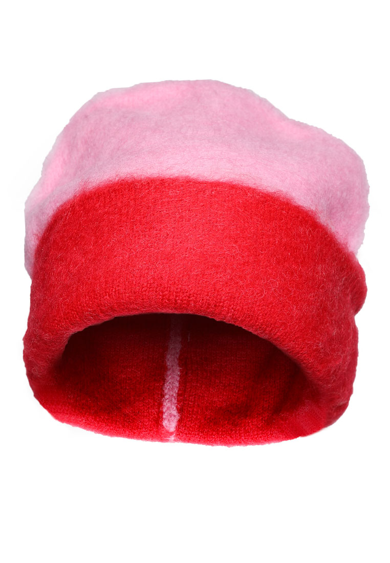 London Rag 粉紅色雙色毛線帽