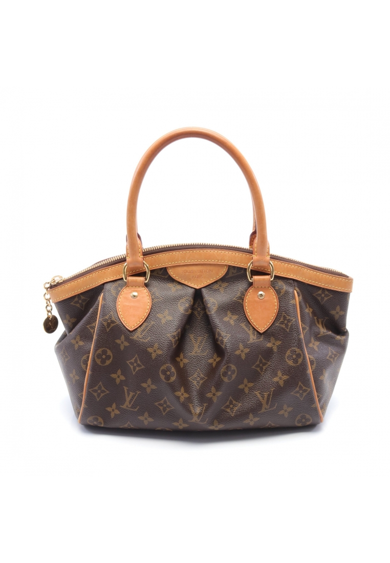 二奢 Pre-loved Louis Vuitton Tivoli PM monogram Handbag PVC leather Brown