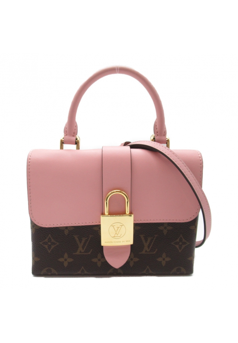 二奢 Pre-loved Louis Vuitton Rocky BB Shoulder bag PVC Coated Canvas monogram Brown pink rose poodle