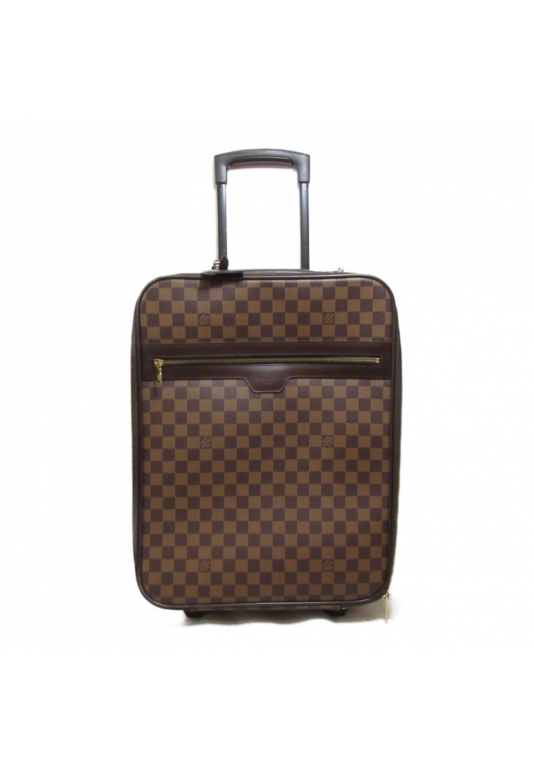 二奢 Pre-loved Louis Vuitton Pegas 45 Carry Bag carry case suitcase PVC Coated Canvas Damier Brown