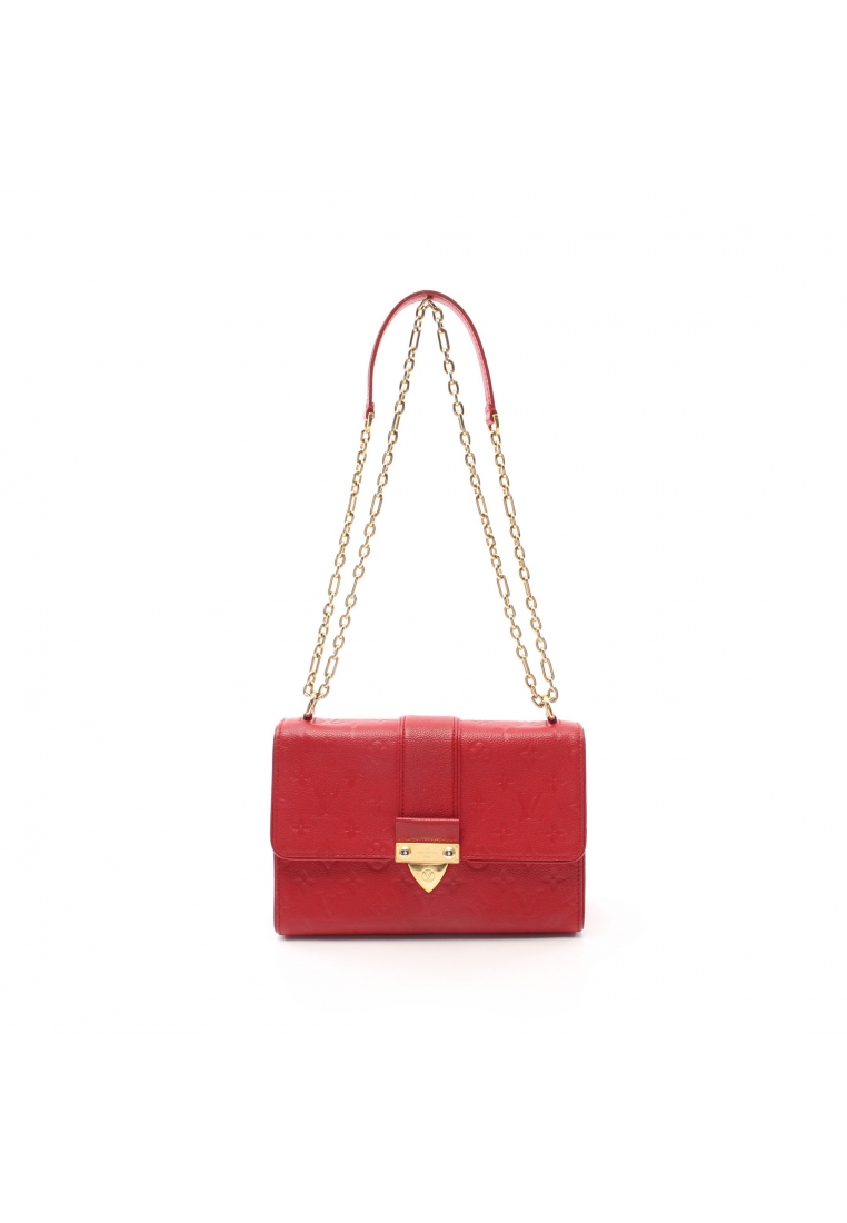 Louis Vuitton 二奢 Pre-loved LOUIS VUITTON Saint-Sulpice PM monogram amplant Cerise chain shoulder bag leather Red