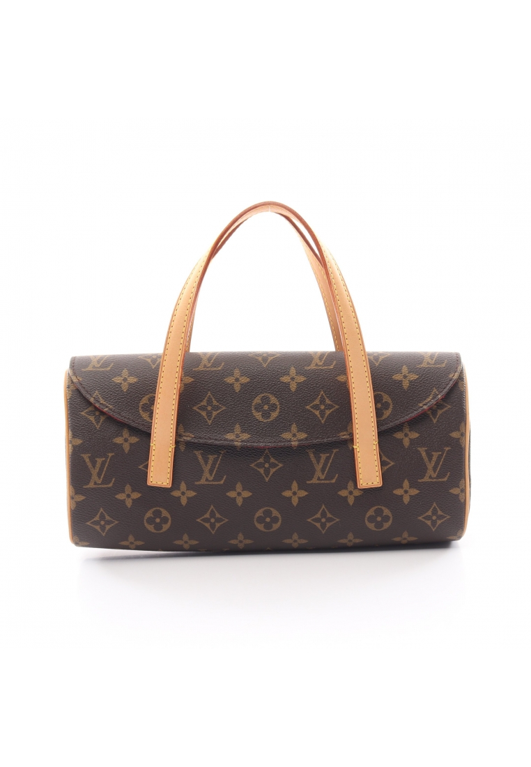 二奢 Pre-loved Louis Vuitton Sonatine monogram Handbag PVC leather Brown