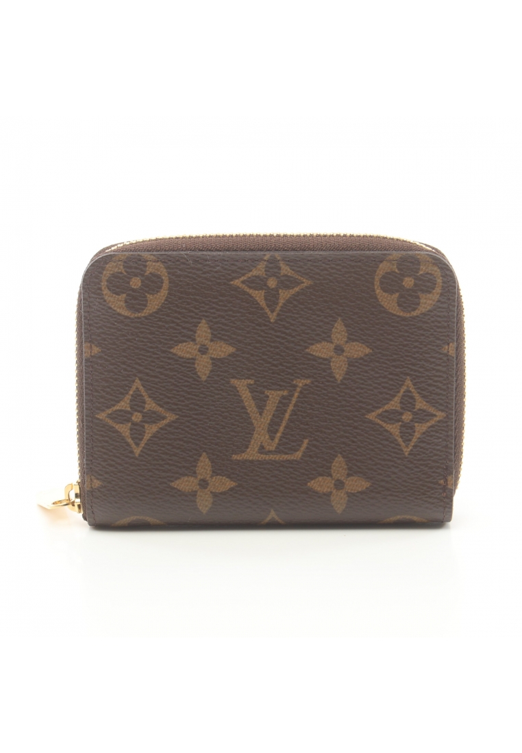 二奢 Pre-loved Louis Vuitton zippy coin purse monogram coin purse PVC Brown