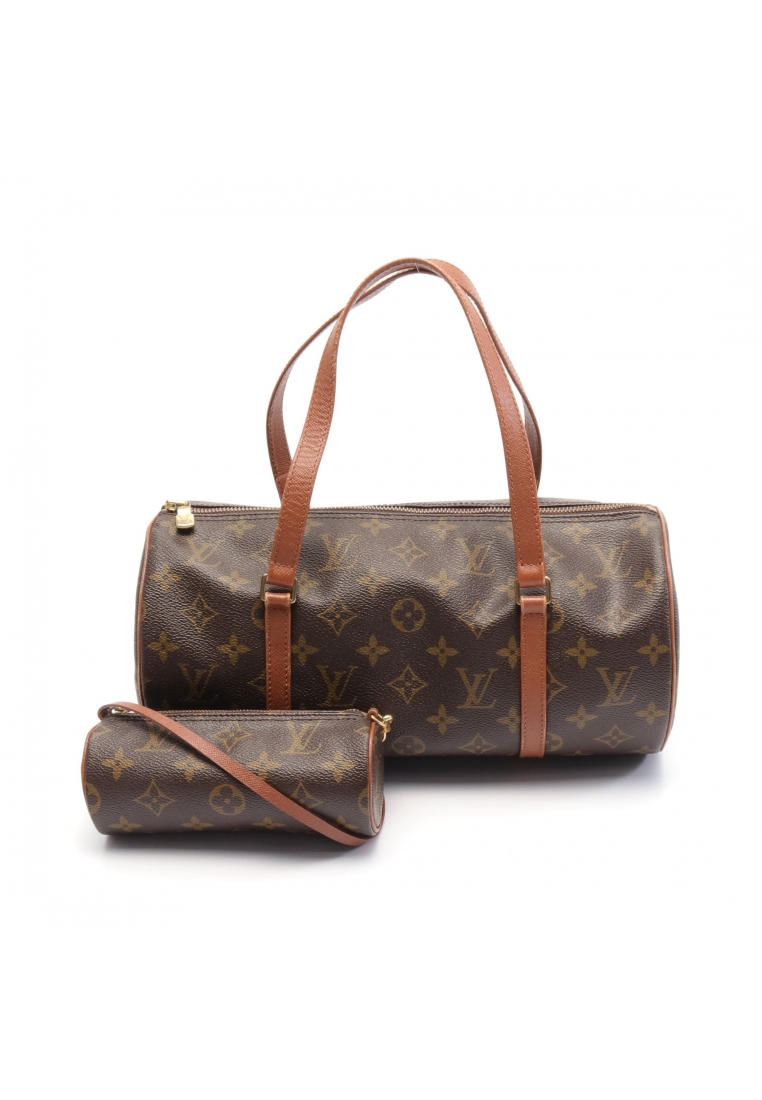 二奢 Pre-loved Louis Vuitton Papillon 30 monogram old model Handbag PVC leather Brown