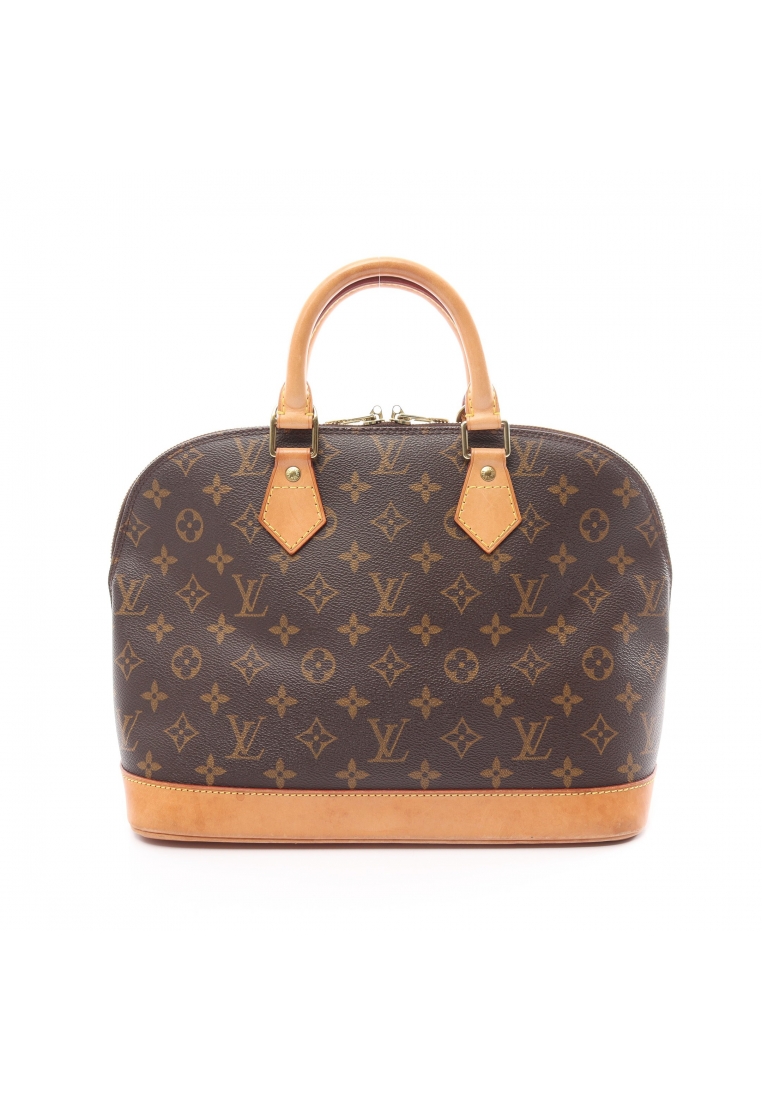 二奢 Pre-loved Louis Vuitton Alma PM monogram Handbag PVC leather Brown