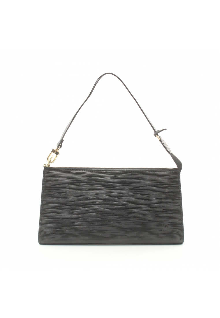 二奢 Pre-loved Louis Vuitton pochette Accessoires Epi Noir Handbag leather black
