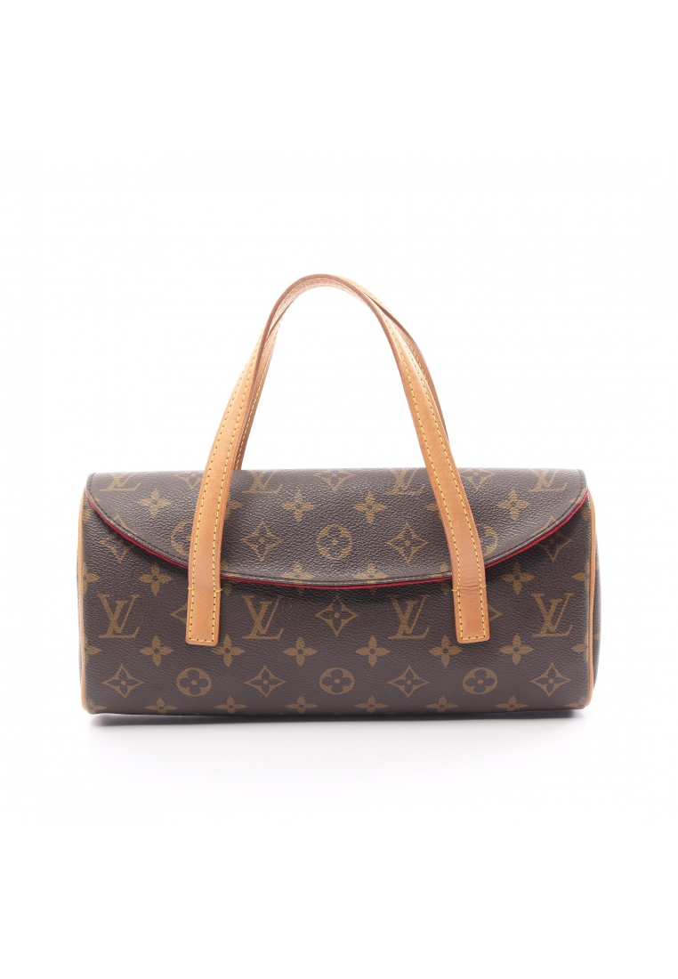 二奢 Pre-loved Louis Vuitton Sonatine monogram Handbag PVC leather Brown