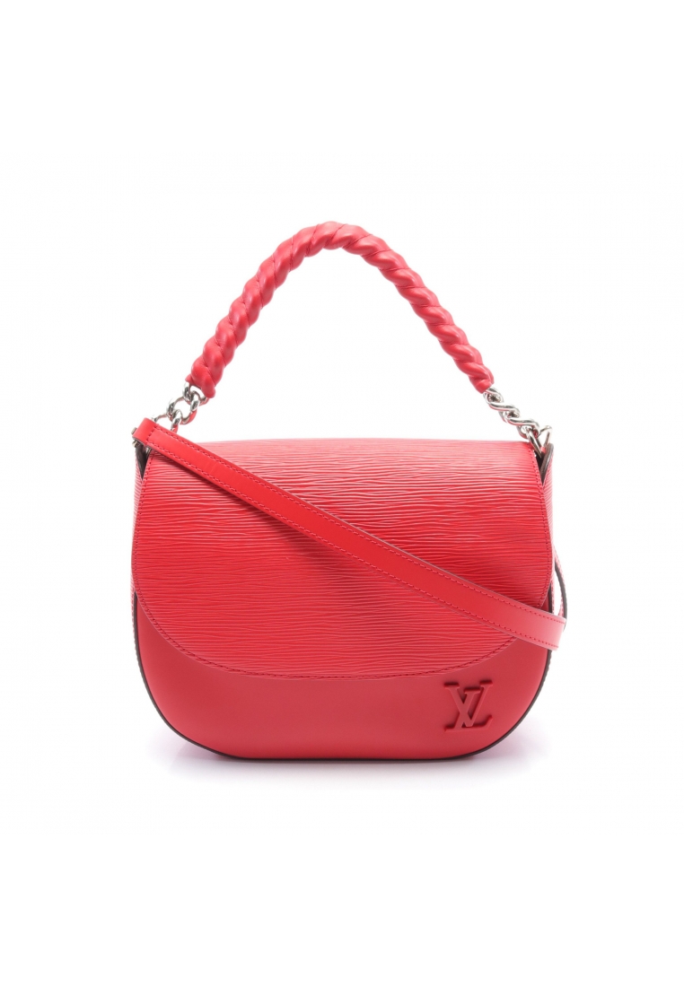 二奢 Pre-loved Louis Vuitton Luna Epi Shoulder bag leather Red