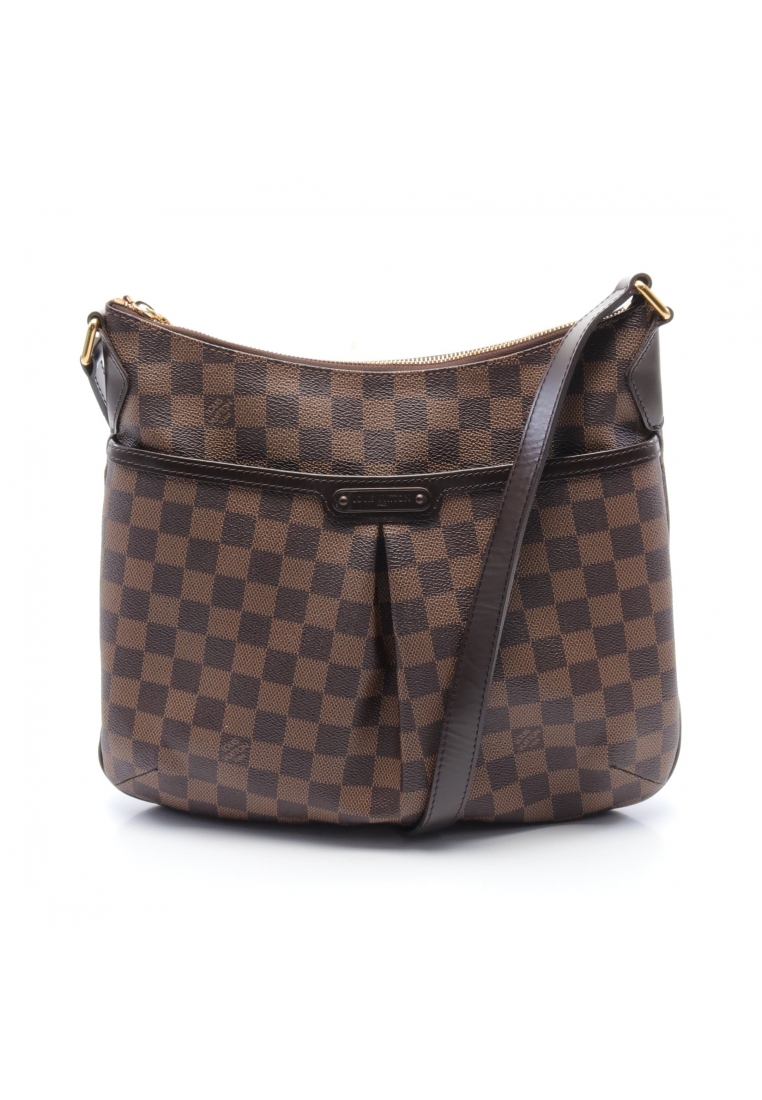 二奢 Pre-loved Louis Vuitton Bloomsbury PM Damier ebene Shoulder bag PVC leather Brown