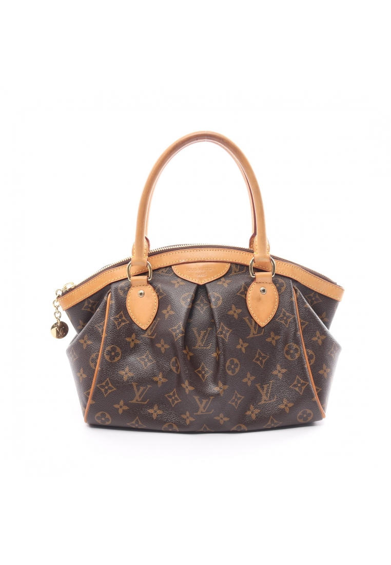 二奢 Pre-loved Louis Vuitton Tivoli PM monogram Handbag PVC leather Brown
